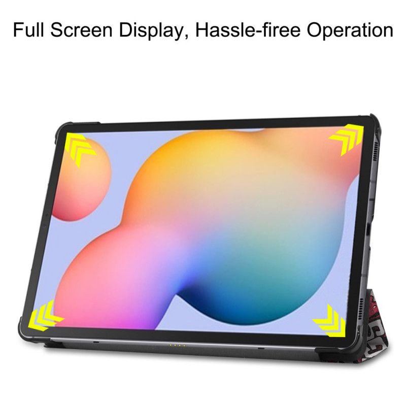 Smart Case Samsung Galaxy Tab S6 Lite Graffiti Spaß