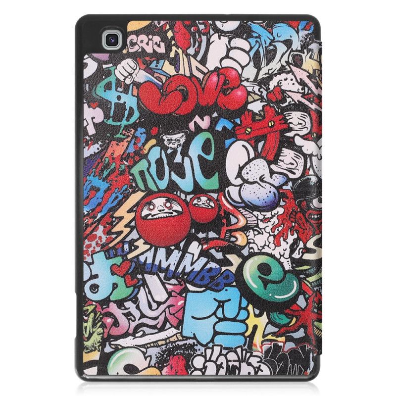 Smart Case Samsung Galaxy Tab S6 Lite Graffiti-Stifthalter