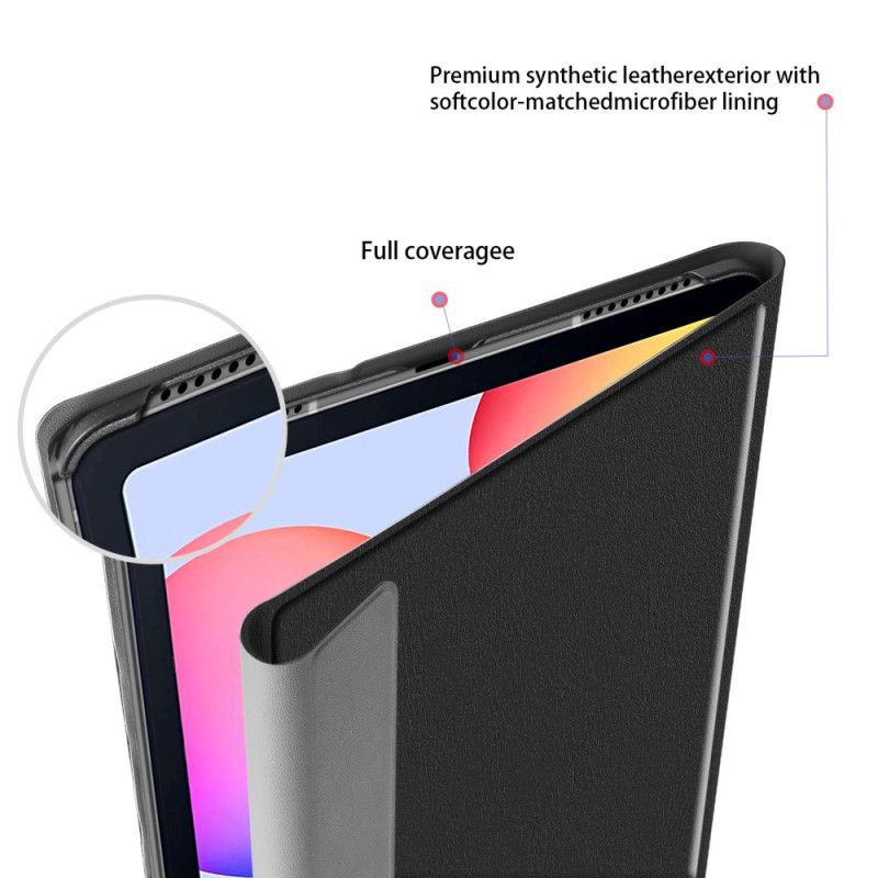 Smart Case Samsung Galaxy Tab S6 Lite Rot Stifthalter