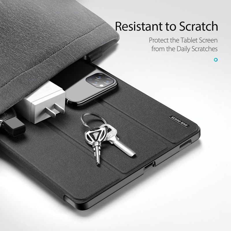 Smart Case Samsung Galaxy Tab S6 Lite Schwarz Domo Serie Dux-Ducis Stifthalter