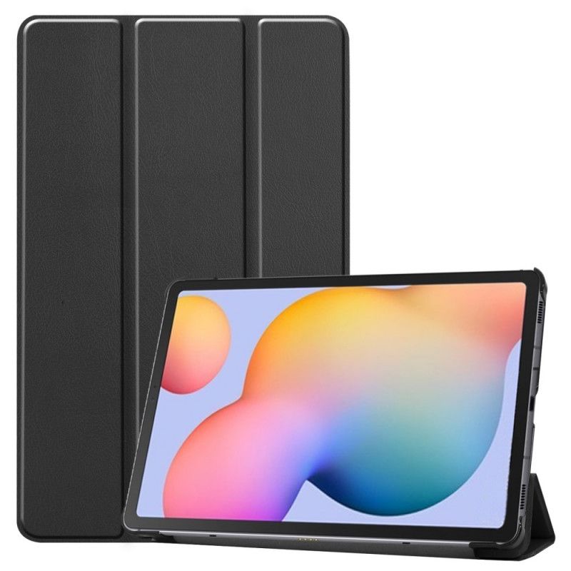 Smart Case Samsung Galaxy Tab S6 Lite Schwarz Matte Kunstleder