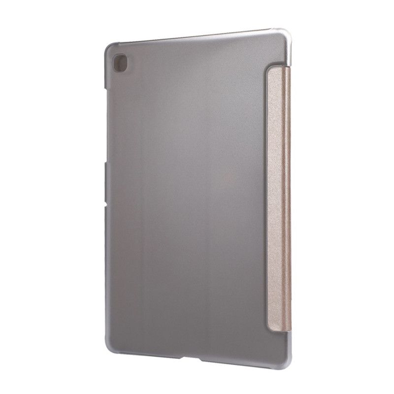 Smart Case Samsung Galaxy Tab S6 Lite Schwarz Seidenstruktur Aus Kunstleder