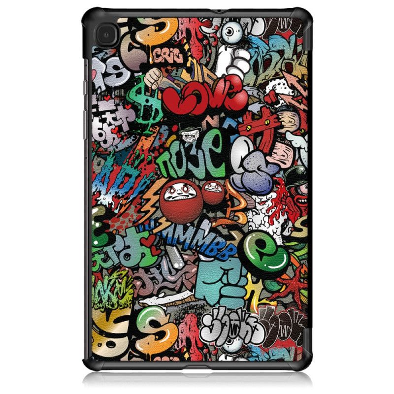 Smart Case Samsung Galaxy Tab S6 Lite Verstärktes Graffiti