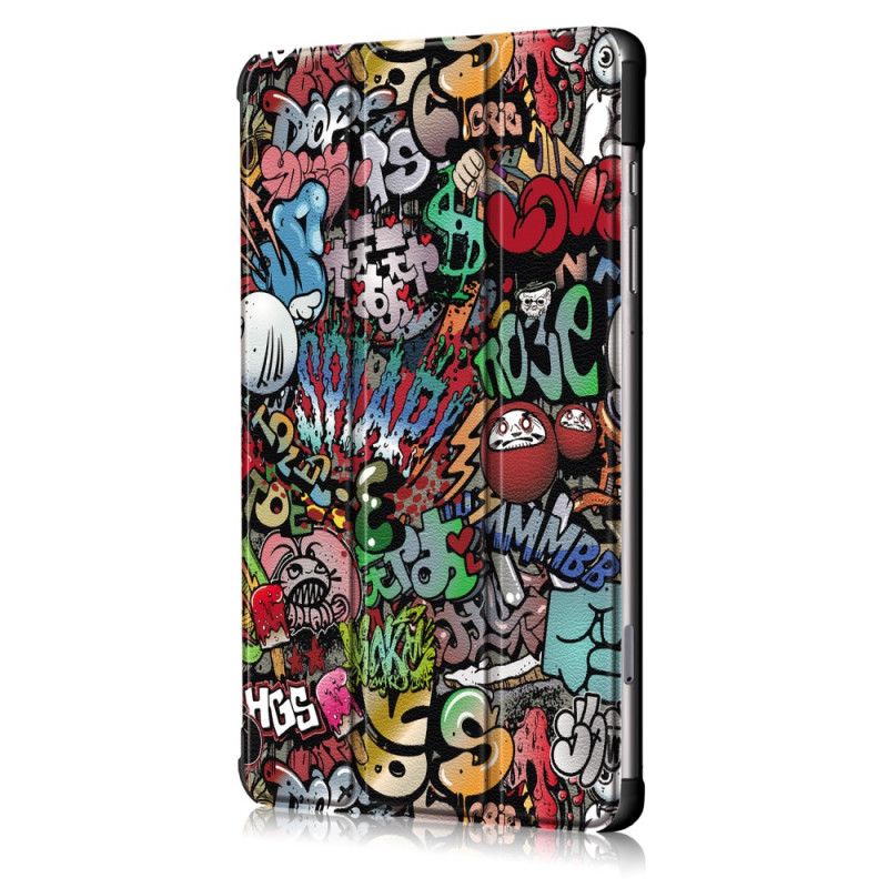 Smart Case Samsung Galaxy Tab S6 Lite Verstärktes Graffiti