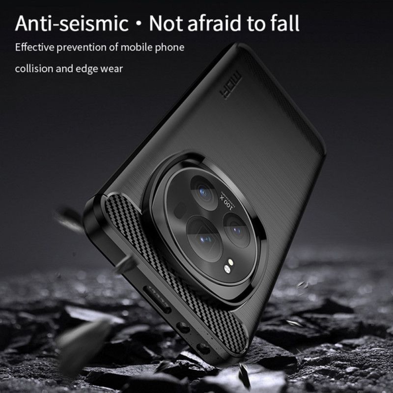 Hülle Für Honor Magic 6 Pro Mofi Gebürstete Kohlefaser