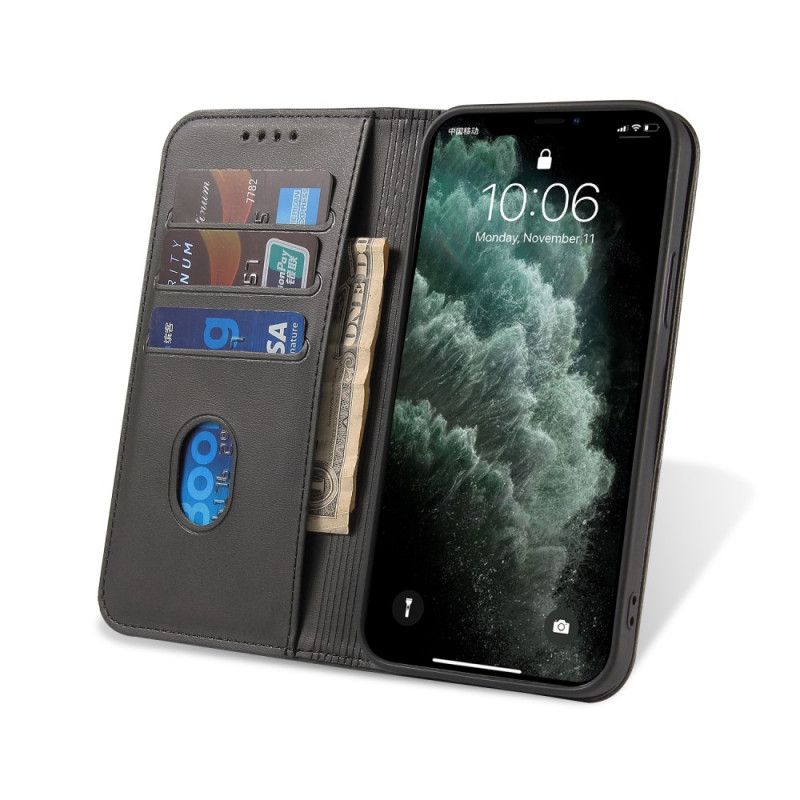 Flip Case Für Samsung Galaxy S21 Ultra 5G Schwarz Business Style Plus Ledereffekt
