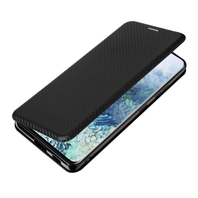 Flip Case Samsung Galaxy S21 Ultra 5G Schwarz Kohlefaser
