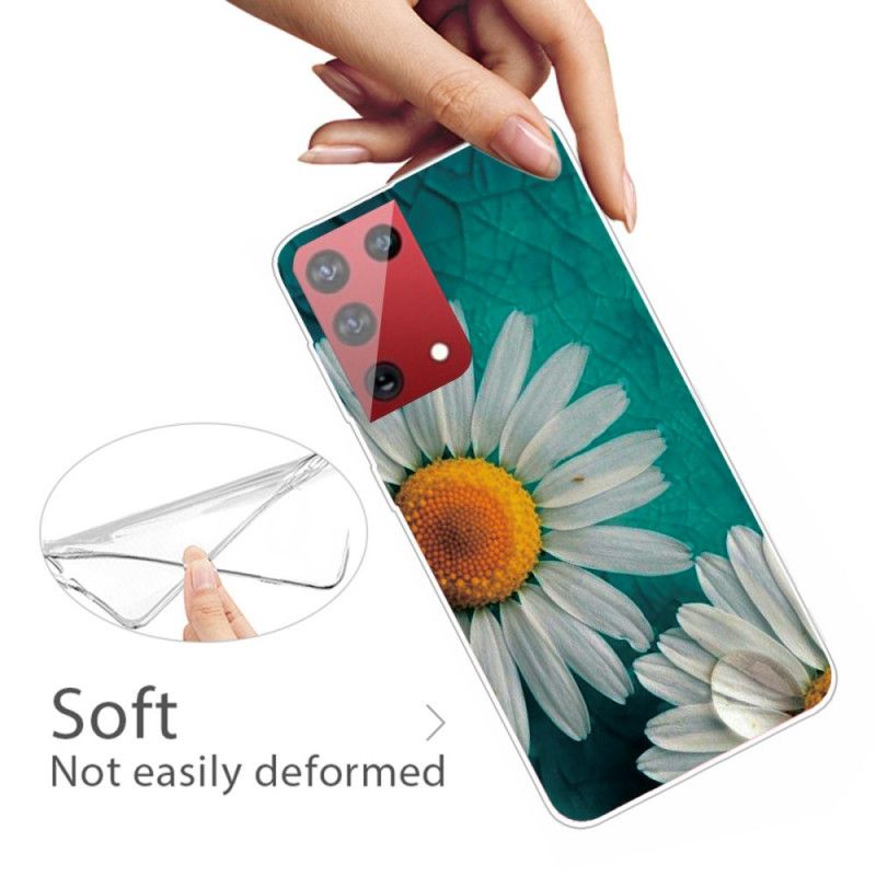 Hülle Für Samsung Galaxy S21 Ultra 5G Gänseblümchen