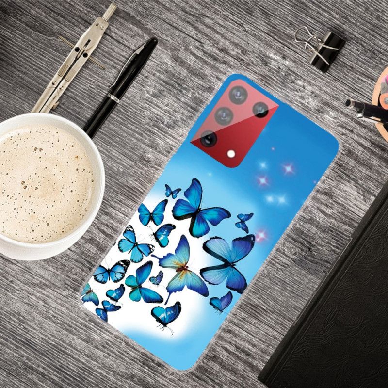 Hülle Für Samsung Galaxy S21 Ultra 5G Schmetterlinge Schmetterlinge