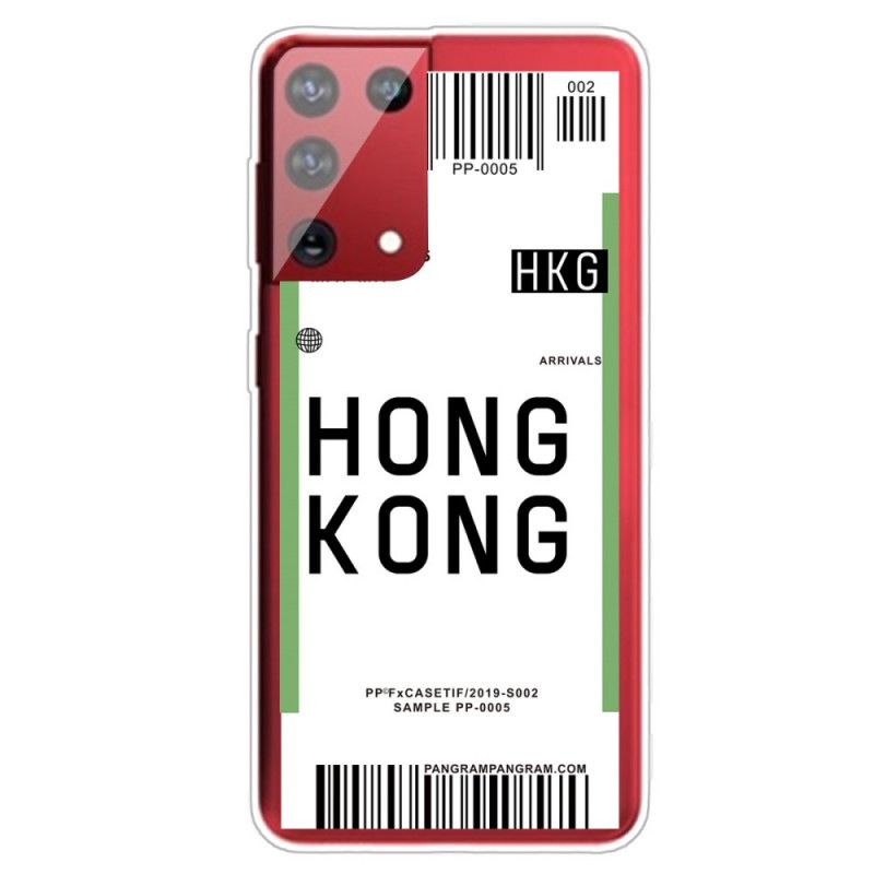 Hülle Samsung Galaxy S21 Ultra 5G Bordkarte Nach Hongkong