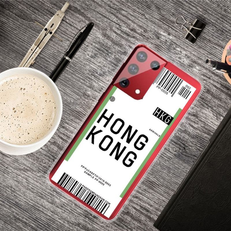 Hülle Samsung Galaxy S21 Ultra 5G Bordkarte Nach Hongkong