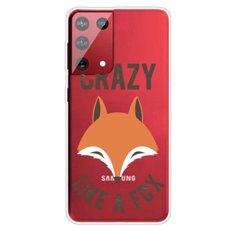 Hülle Samsung Galaxy S21 Ultra 5G Fuchs / Verrückt Wie Ein Fuchs