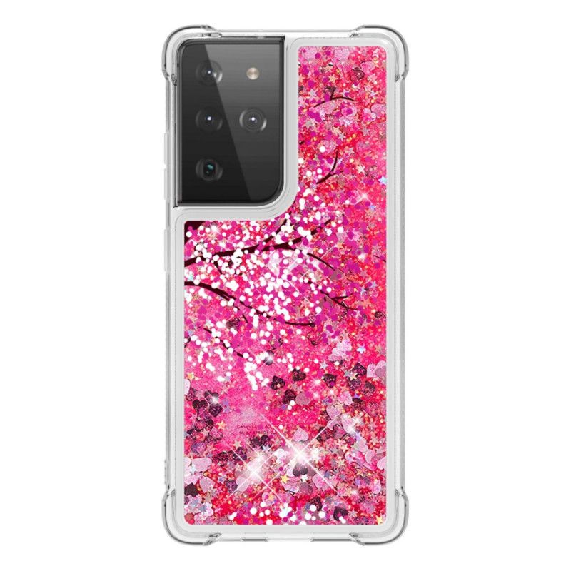 Hülle Samsung Galaxy S21 Ultra 5G Glitzerbaum