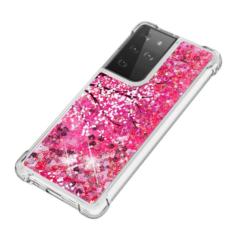 Hülle Samsung Galaxy S21 Ultra 5G Glitzerbaum