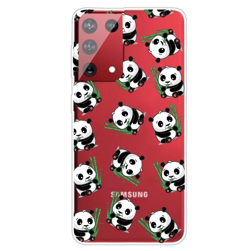Hülle Samsung Galaxy S21 Ultra 5G Kleine Pandas