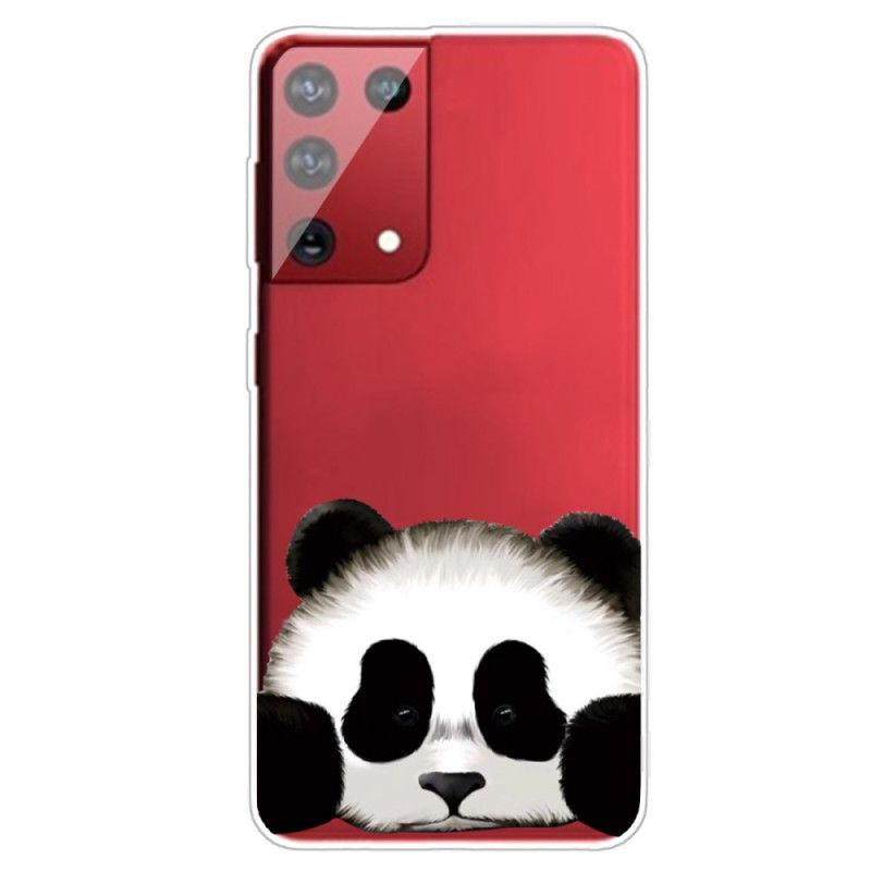 Hülle Samsung Galaxy S21 Ultra 5G Transparenter Panda