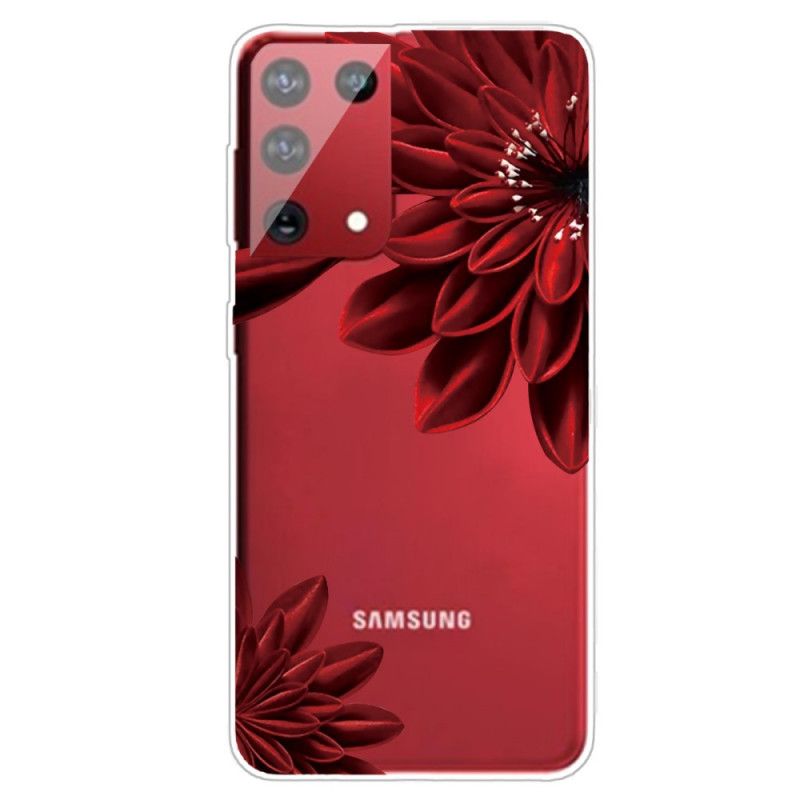 Hülle Samsung Galaxy S21 Ultra 5G Wilde Blumen