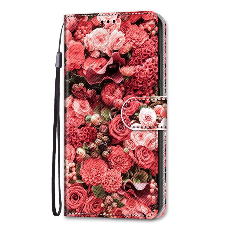 Lederhüllen Für Samsung Galaxy S21 Ultra 5G Blumenromantik