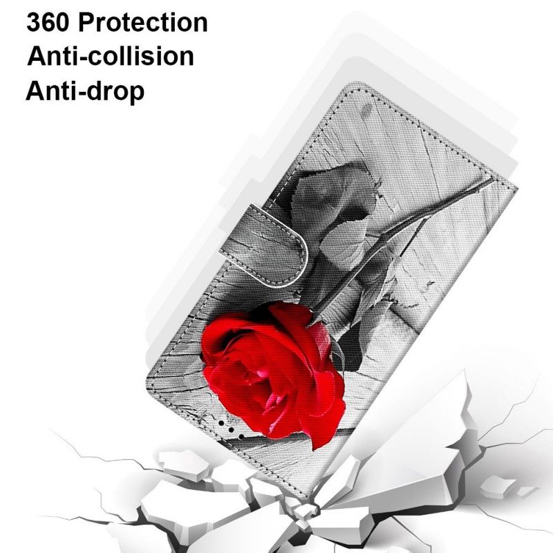Lederhüllen Für Samsung Galaxy S21 Ultra 5G Rot Blumenwunder