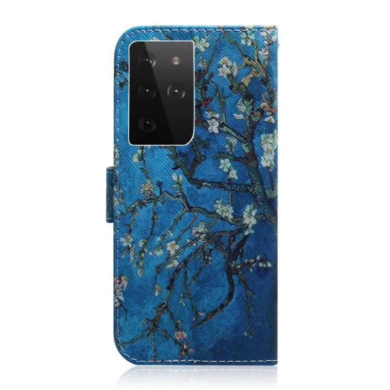 Lederhüllen Samsung Galaxy S21 Ultra 5G Blühender Ast