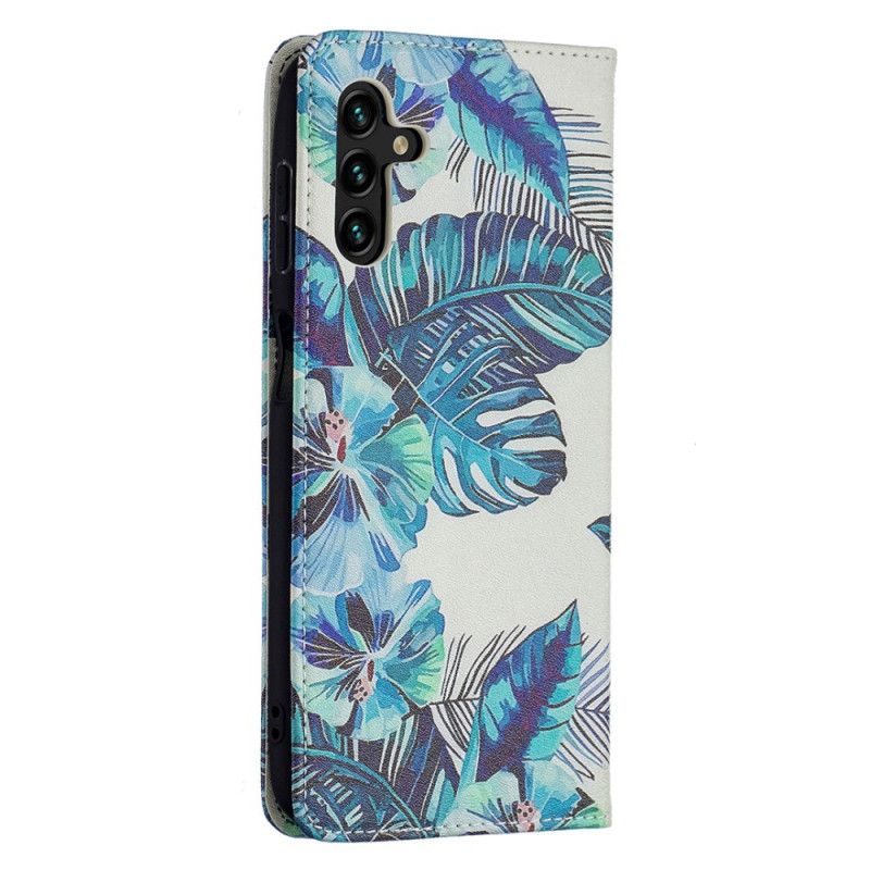Flip Case Für Samsung Galaxy A13 5g Blätter
