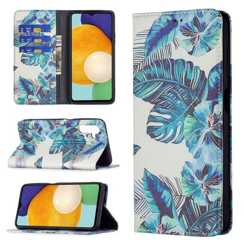 Flip Case Für Samsung Galaxy A13 5g Blätter