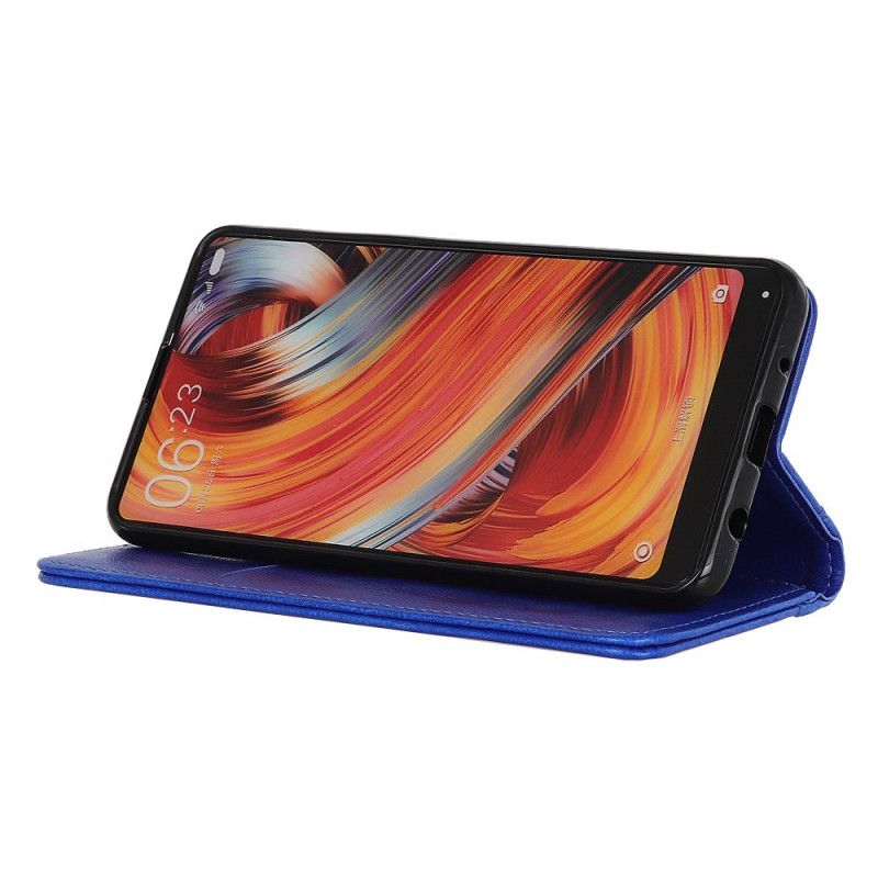 Flip Case Für Samsung Galaxy A13 5g Elegance Spaltleder Litschi