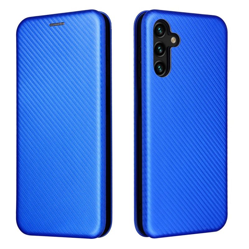 Flip Case Für Samsung Galaxy A13 5g Kohlefaser