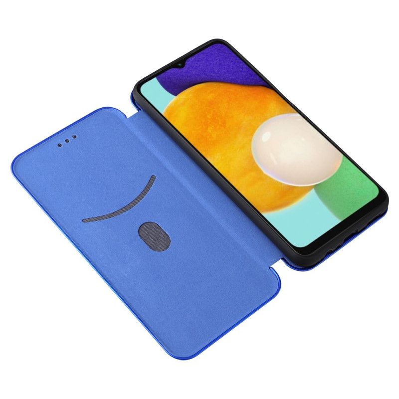 Flip Case Für Samsung Galaxy A13 5g Kohlefaser