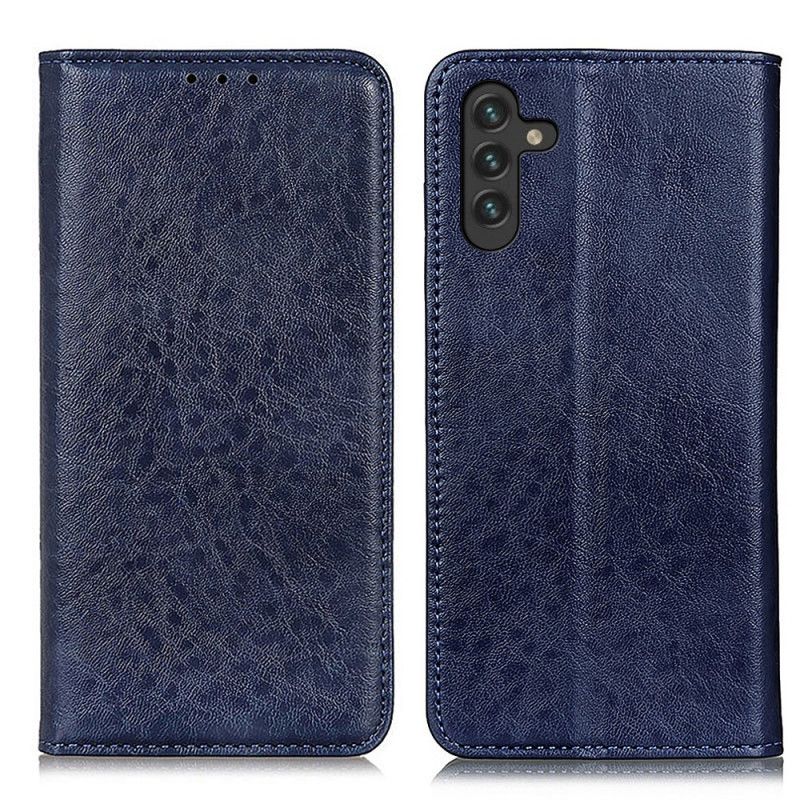 Flip Case Für Samsung Galaxy A13 5g Lederstruktur