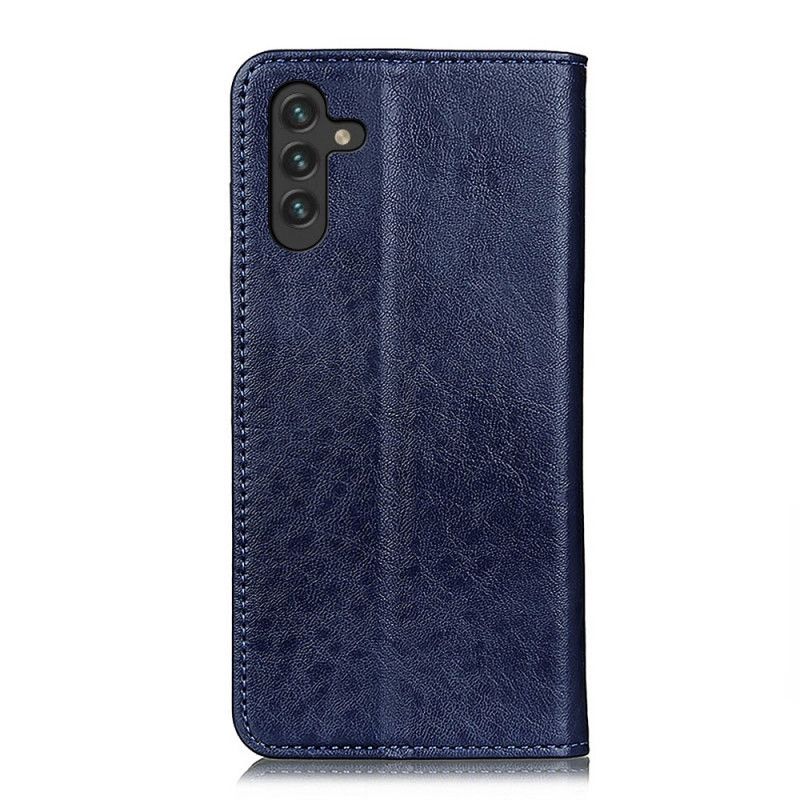 Flip Case Für Samsung Galaxy A13 5g Lederstruktur