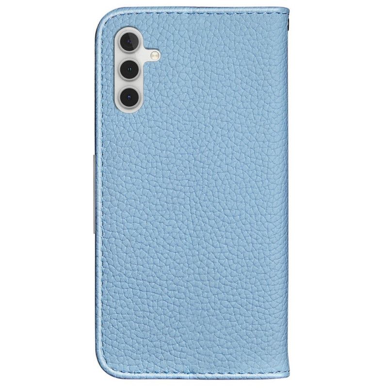 Flip Case Für Samsung Galaxy A13 5g Litchi Ultra Chic Kunstleder