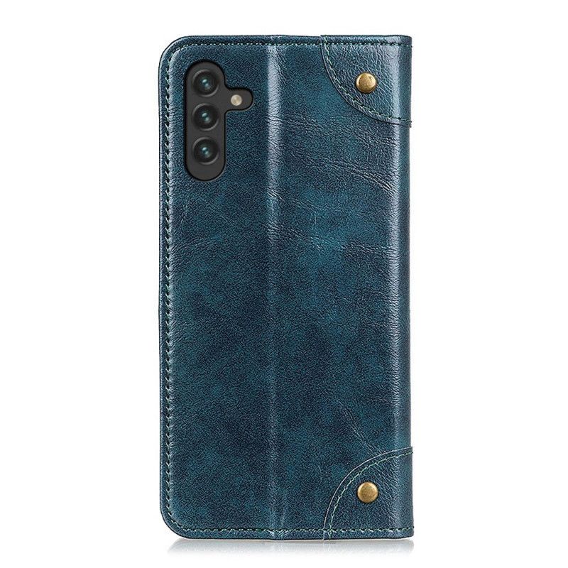 Flip Case Für Samsung Galaxy A13 5g Vintage Version Mit Nieten