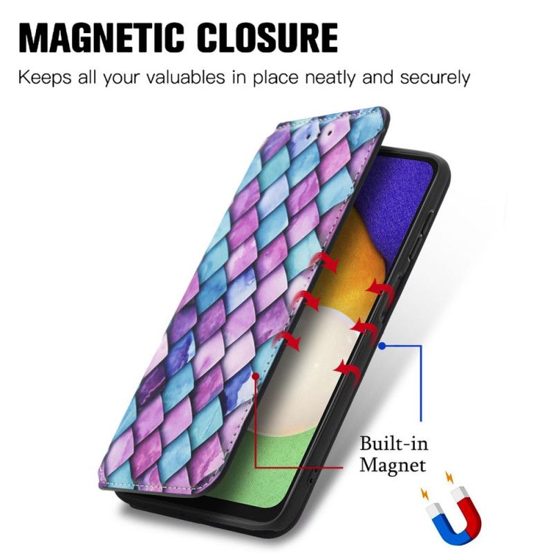 Flip Case Samsung Galaxy A13 5g Design Rfid Caseneo