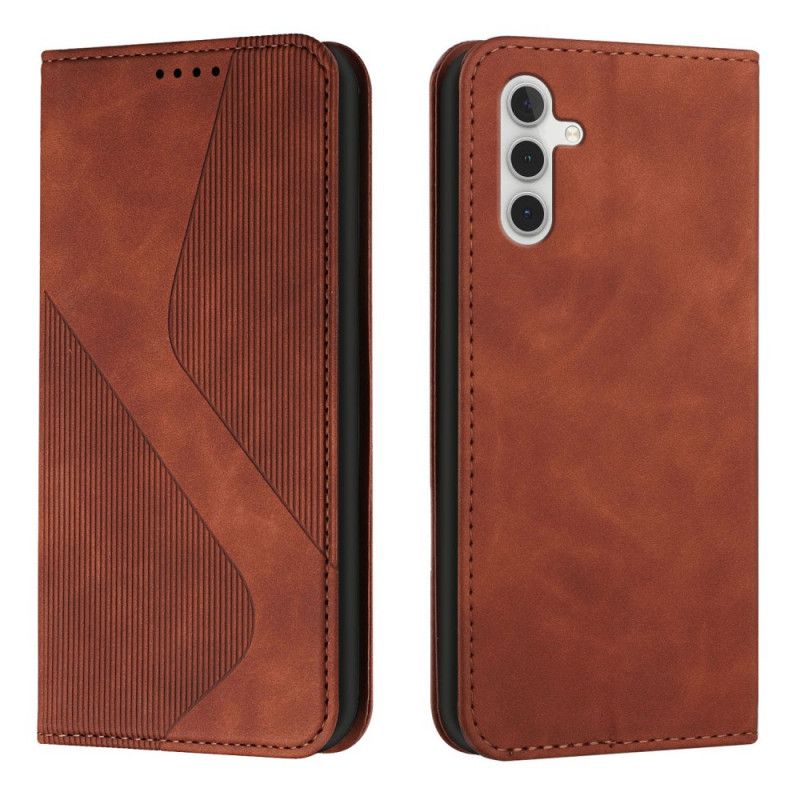 Flip Case Samsung Galaxy A13 5g Handyhülle Style Leder S-design