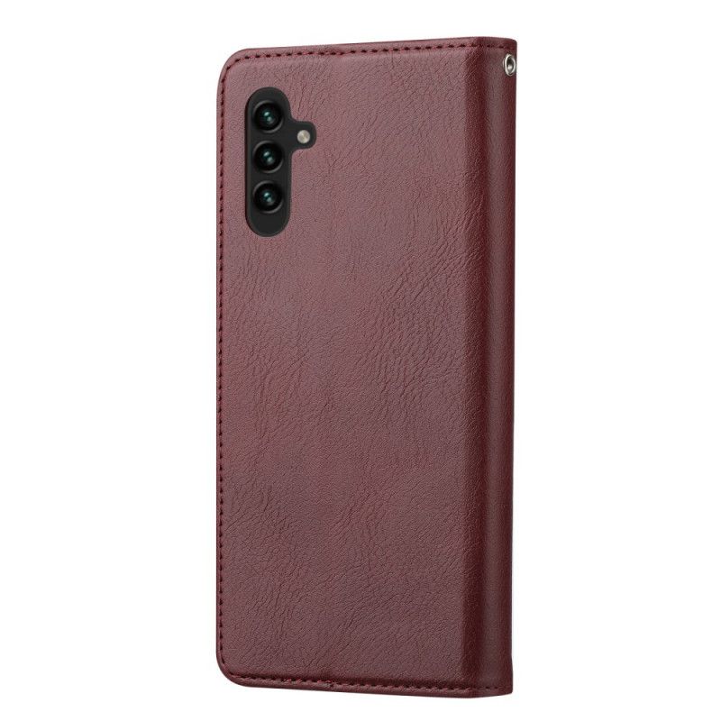 Flip Case Samsung Galaxy A13 5g Kartenetui Aus Kunstleder