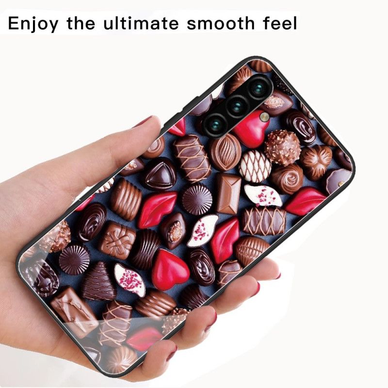 Hülle Für Samsung Galaxy A13 5g Gehärtetes Schokoladenglas