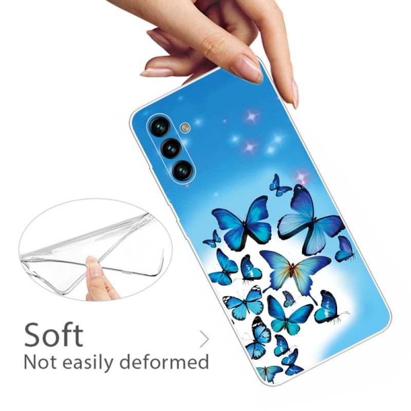 Hülle Für Samsung Galaxy A13 5g Schmetterlinge Schmetterlinge