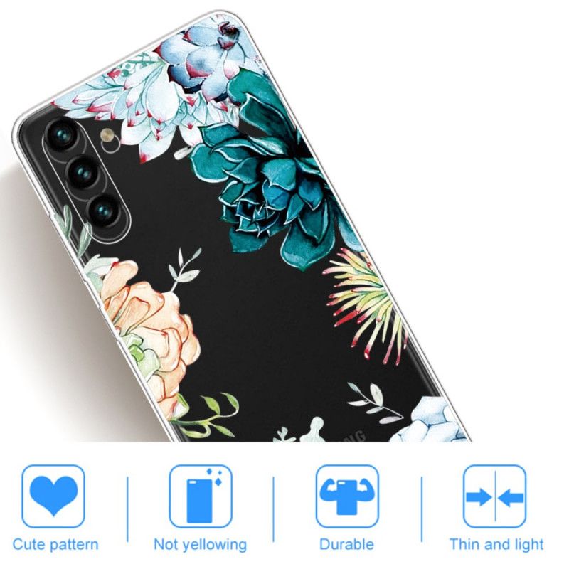 Hülle Samsung Galaxy A13 5g Handyhülle Aquarell Blumen
