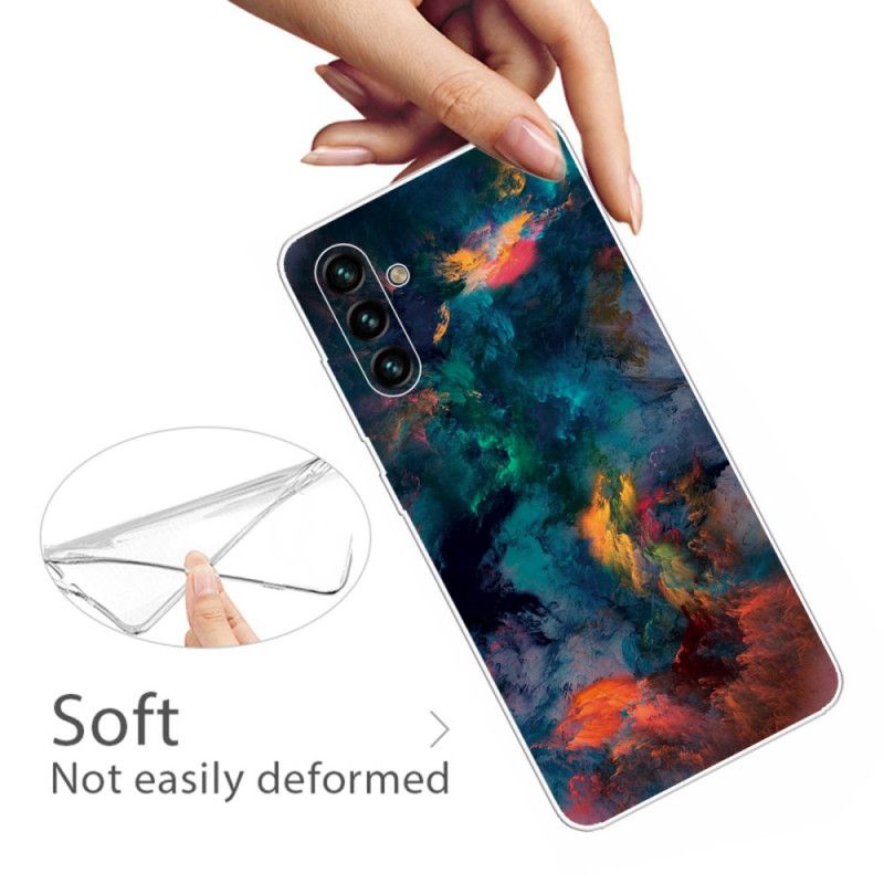 Hülle Samsung Galaxy A13 5g Handyhülle Farbige Wolken