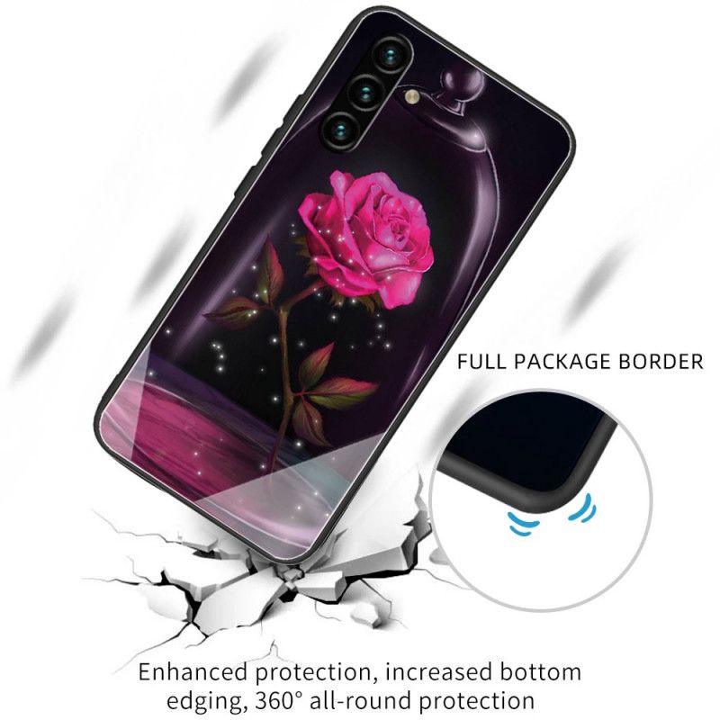 Hülle Samsung Galaxy A13 5g Handyhülle Gehärtetes Glas In Magic Pink
