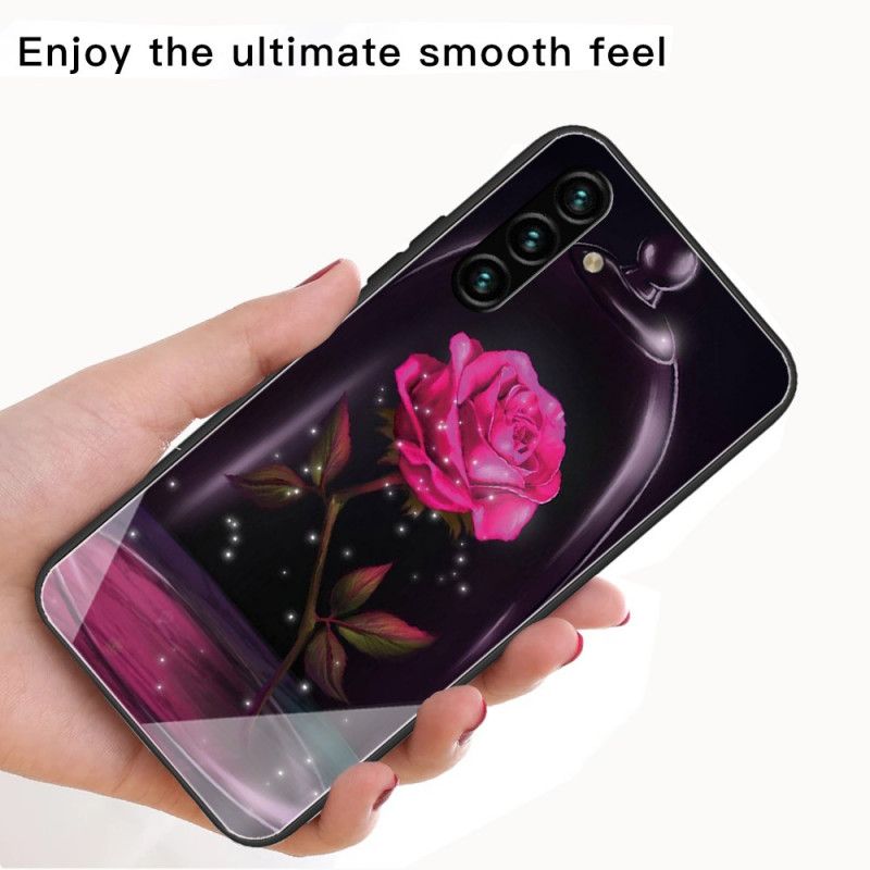 Hülle Samsung Galaxy A13 5g Handyhülle Gehärtetes Glas In Magic Pink
