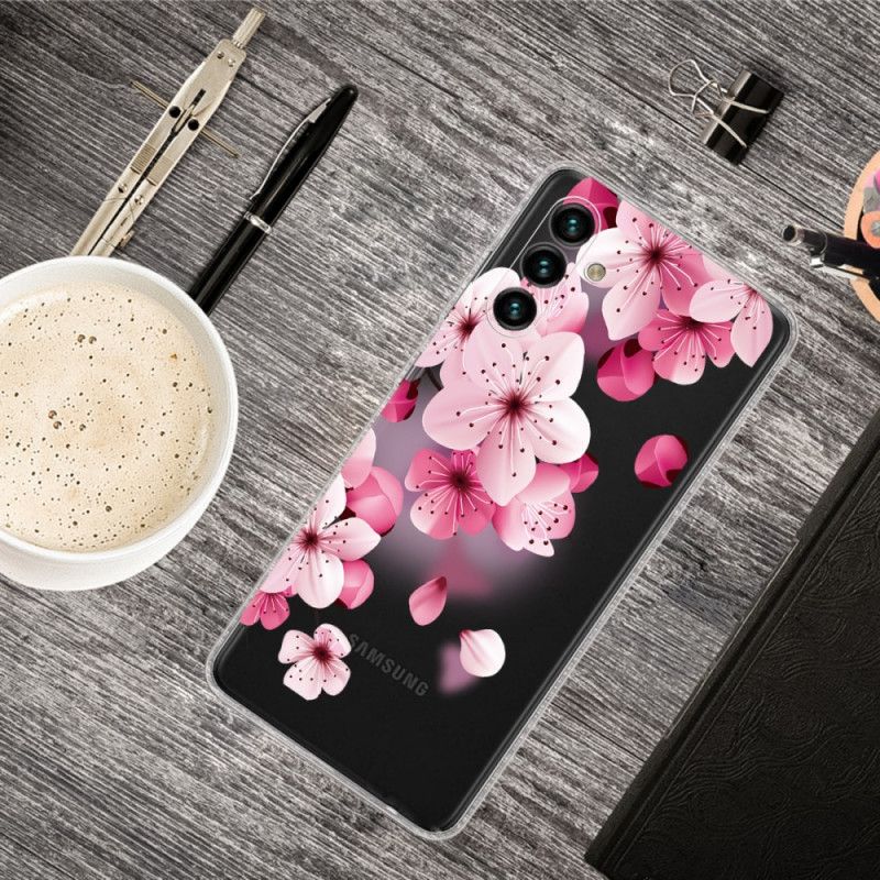 Hülle Samsung Galaxy A13 5g Handyhülle Kleine Rosa Blumen