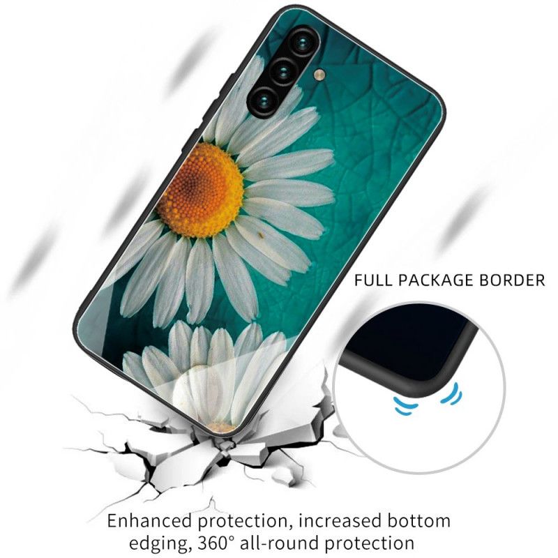 Hülle Samsung Galaxy A13 5g Handyhülle Pflanzlich Gehärtetes Glas