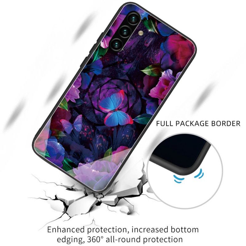 Hülle Samsung Galaxy A13 5g Handyhülle Schmetterlingsvariation Aus Gehärtetem Glas