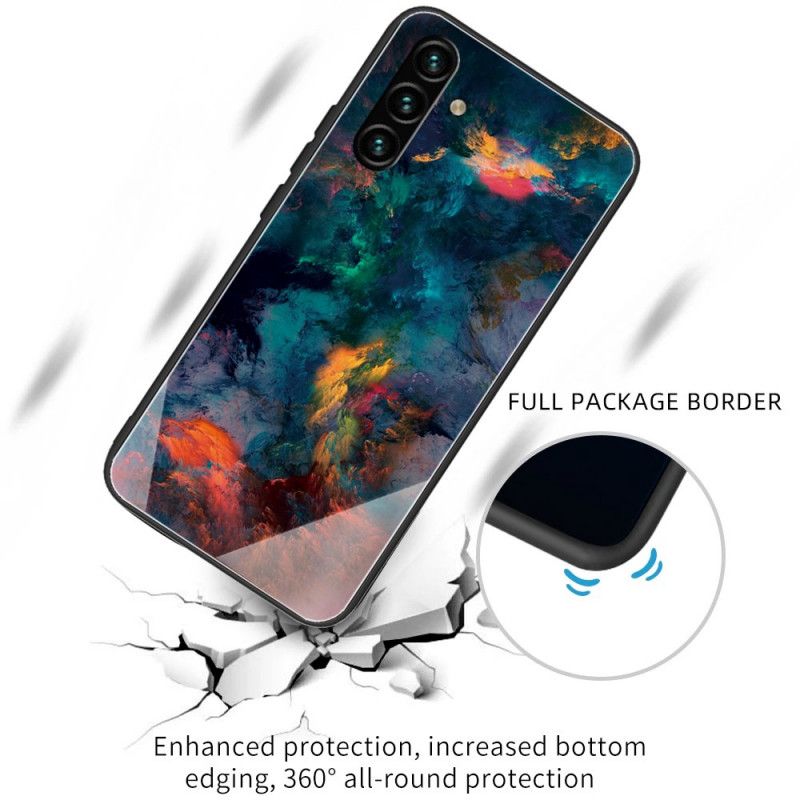 Hülle Samsung Galaxy A13 5g Handyhülle Sky Gehärtetes Glas