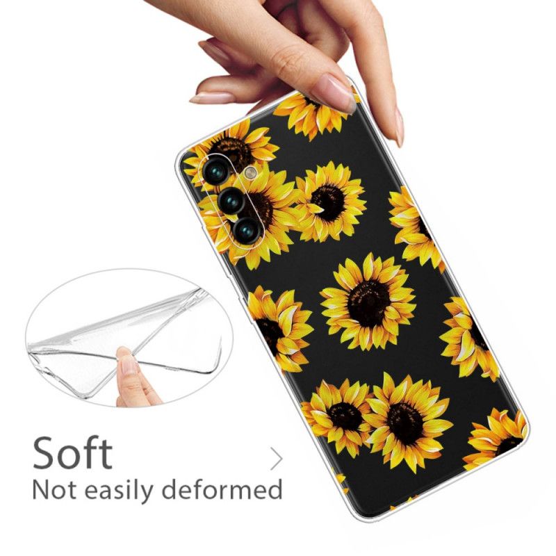 Hülle Samsung Galaxy A13 5g Handyhülle Sonnenblumen