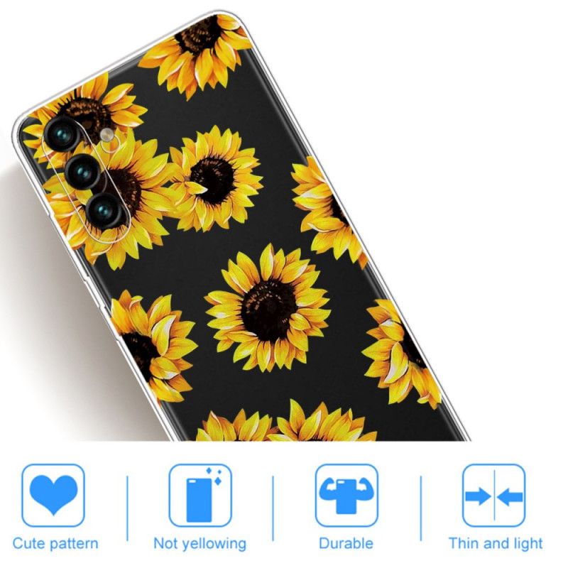 Hülle Samsung Galaxy A13 5g Handyhülle Sonnenblumen