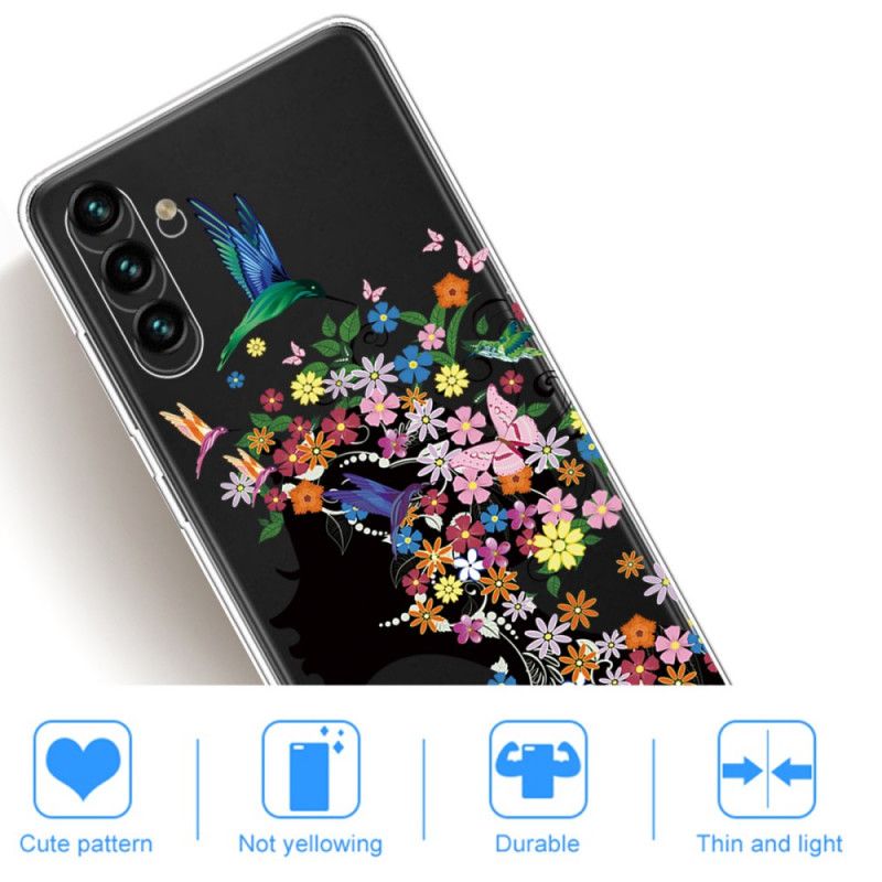 Hülle Samsung Galaxy A13 5g Hübscher Blütenkopf