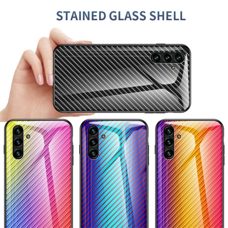 Hülle Samsung Galaxy A13 5g Kohlefaser-hartglas